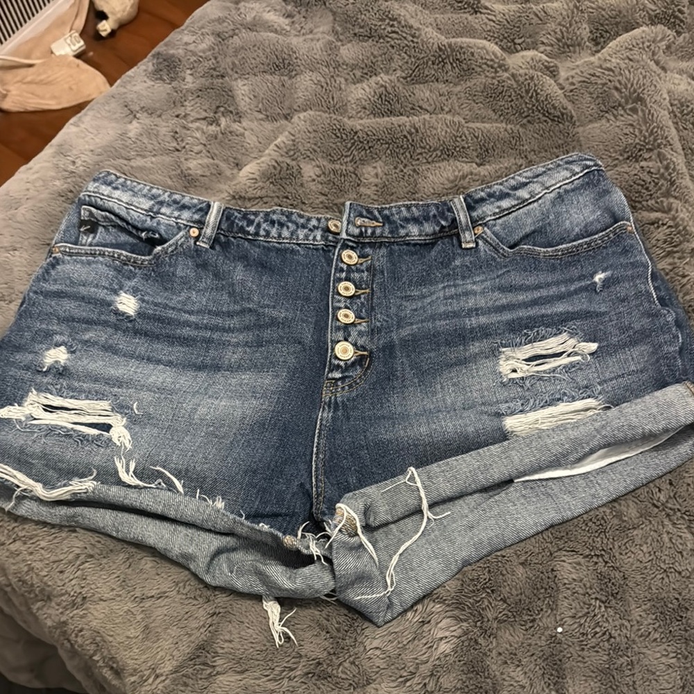 KanCan Denim Blue Women's Shorts size 3X
